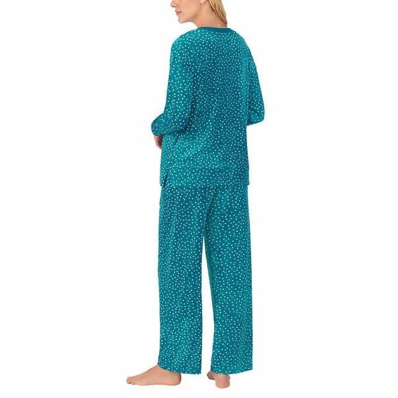 Like New. Nautica Women’s 2 piece PJ set in Teal. Size Small. - Picture 2 of 9